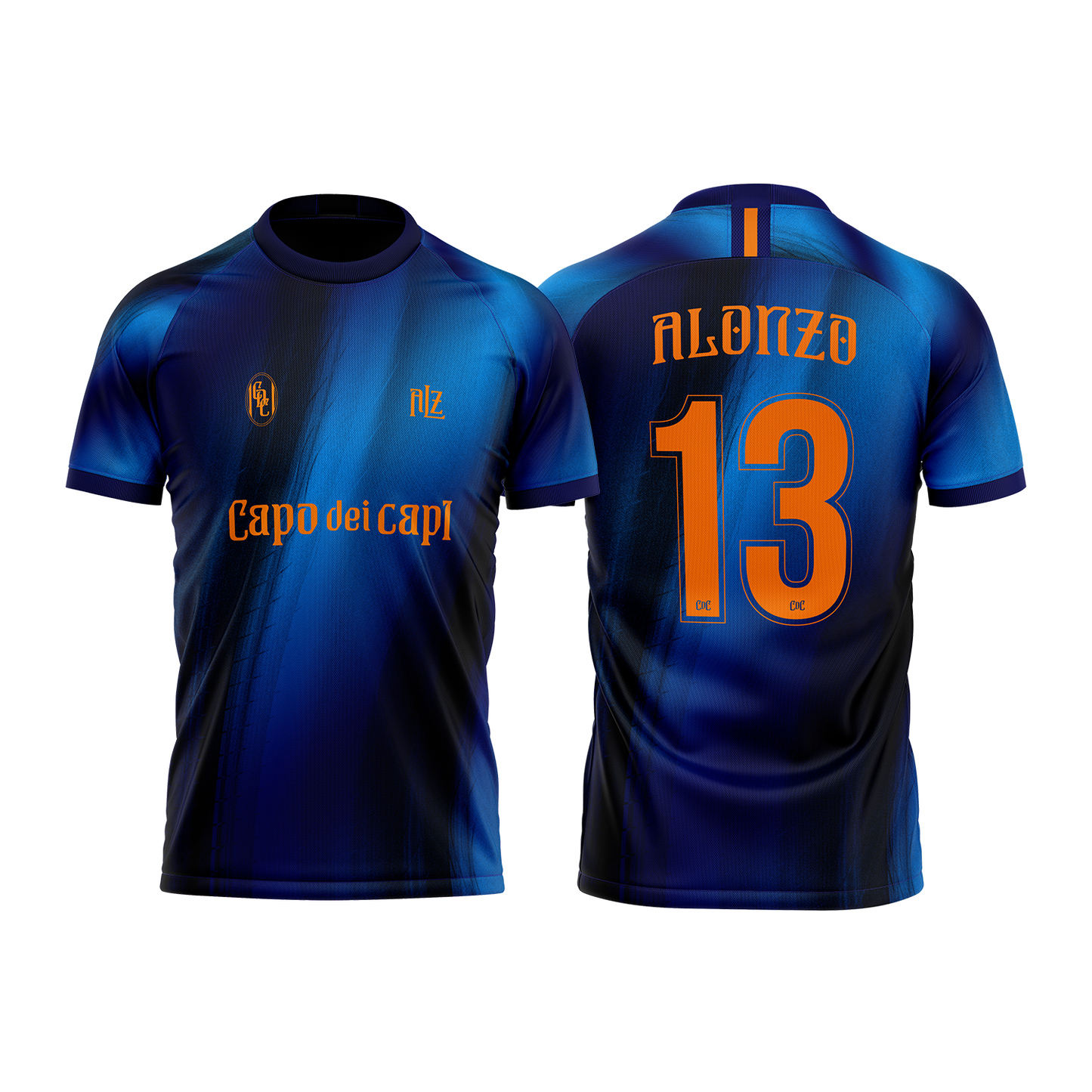 Maillot de Foot bleu orange (SÉRIE LIMITÉE)