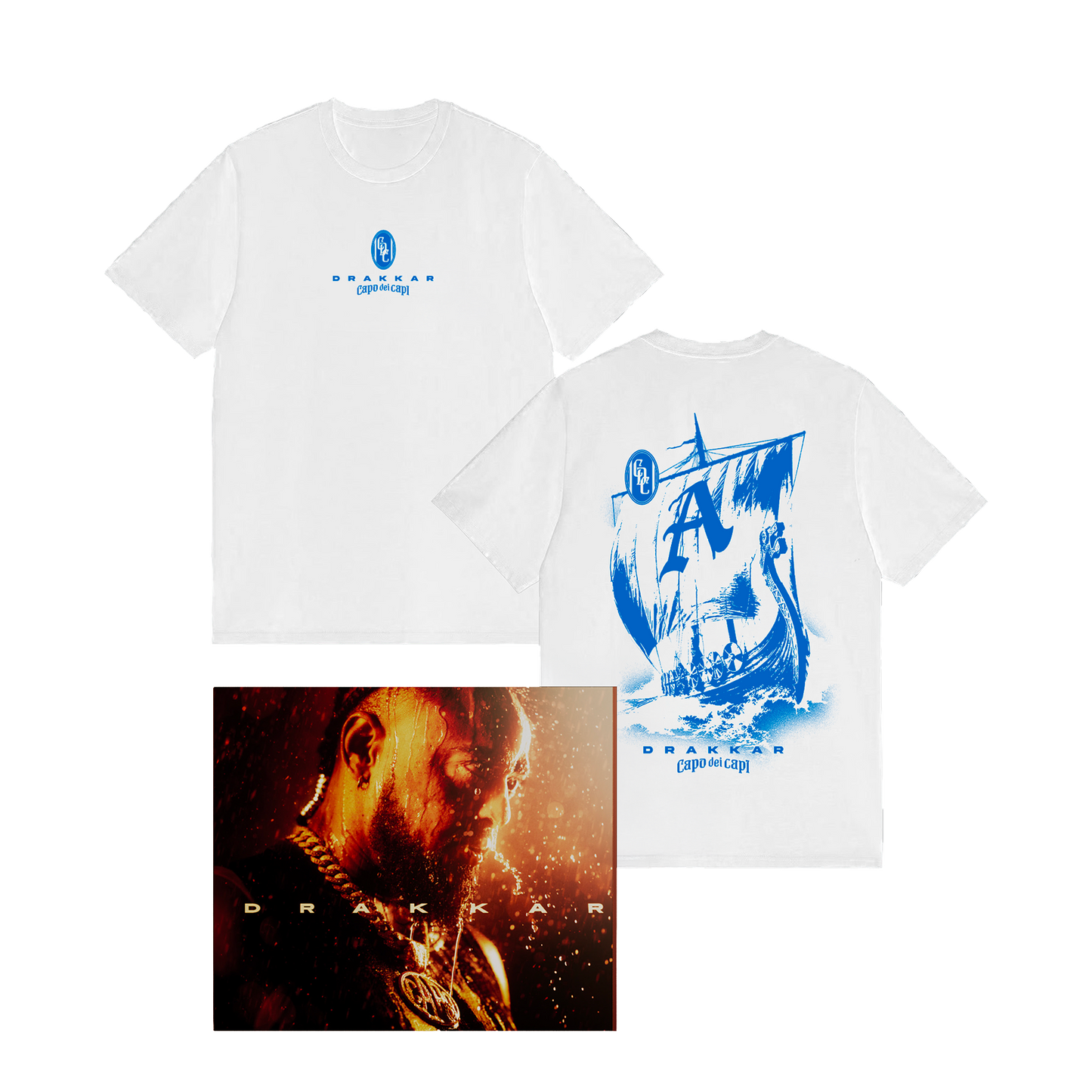 Pack Mixtape Drakkar + T-shirt Drakkar Bleu