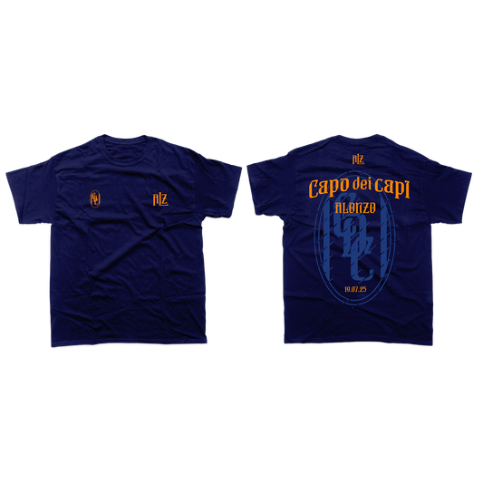 T-shirt bleu et orange (SÉRIE LIMITÉE)
