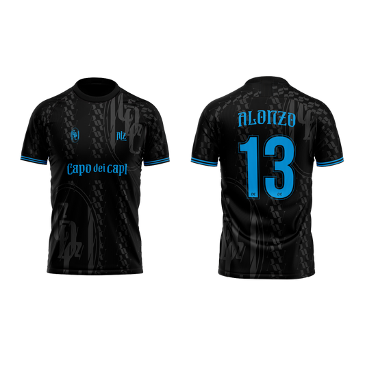 Maillot de foot noir bleu (SÉRIE LIMITÉE)